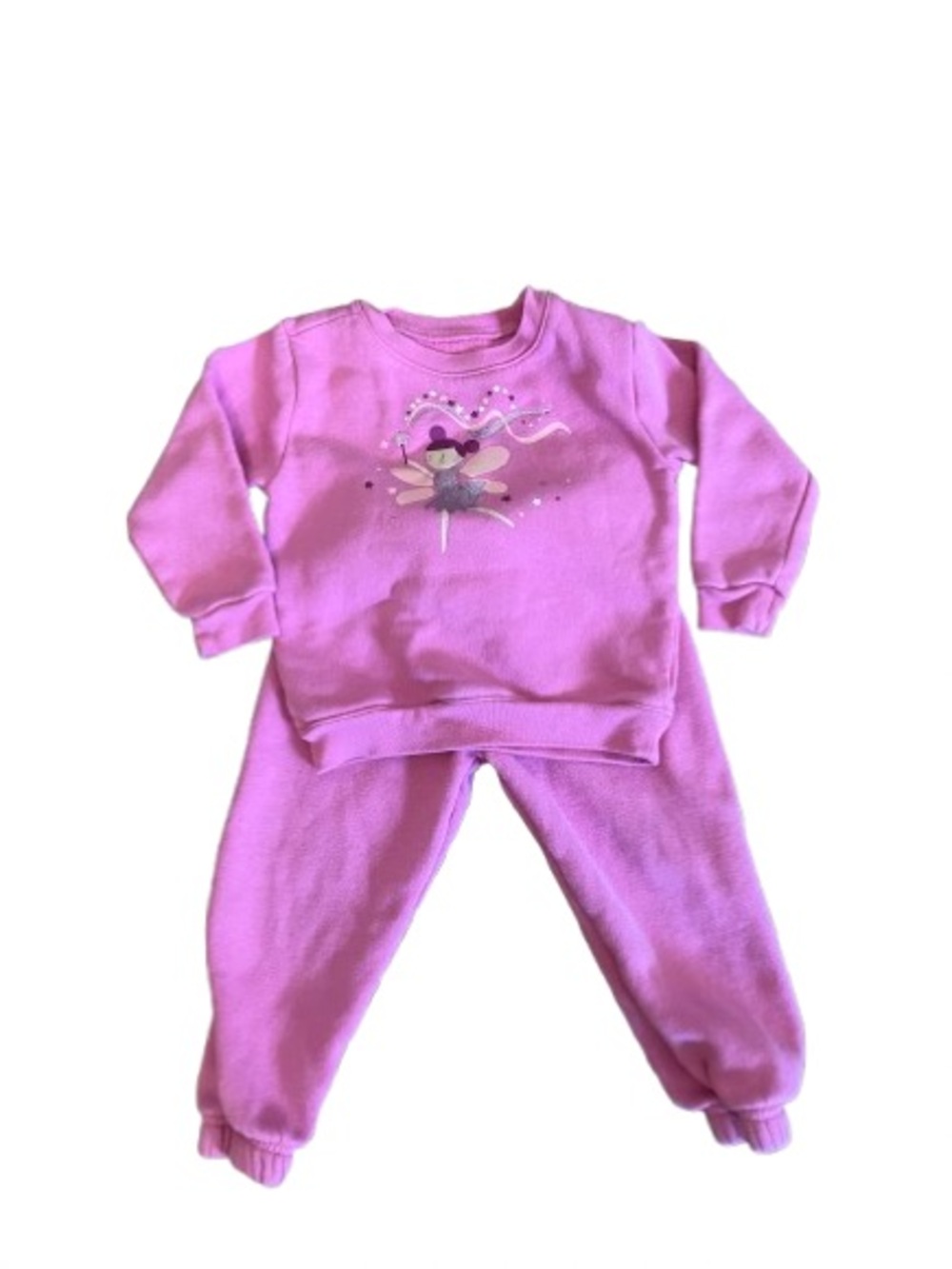 Garanimals Pink 'Fairy' Kids Sweatsuit Set - EUC